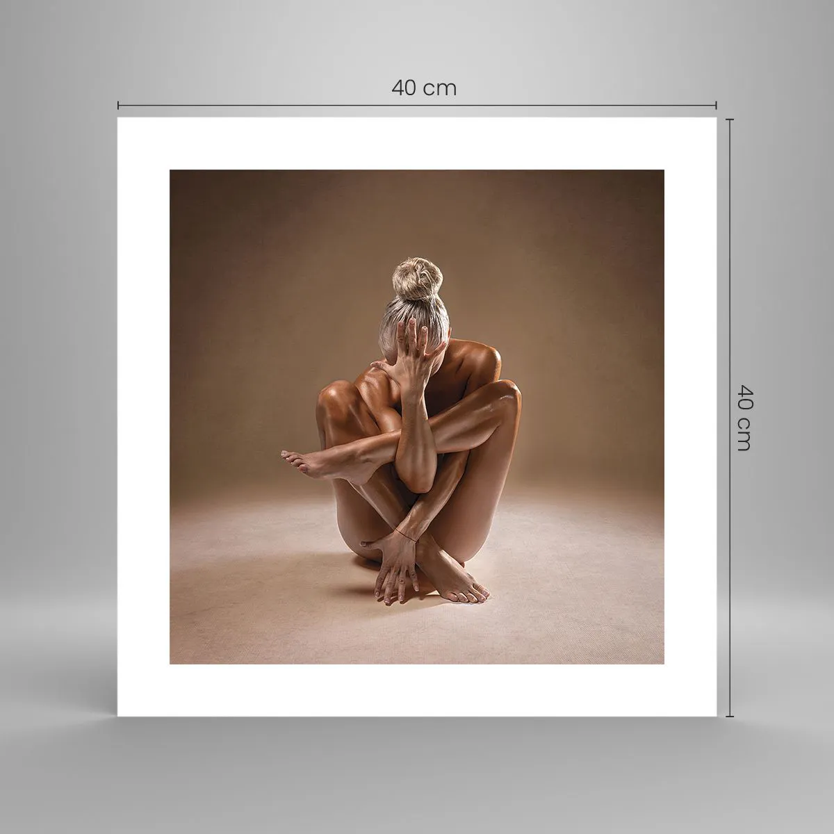 Plakat - Enhed mellem krop og ånd - 40x40 cm