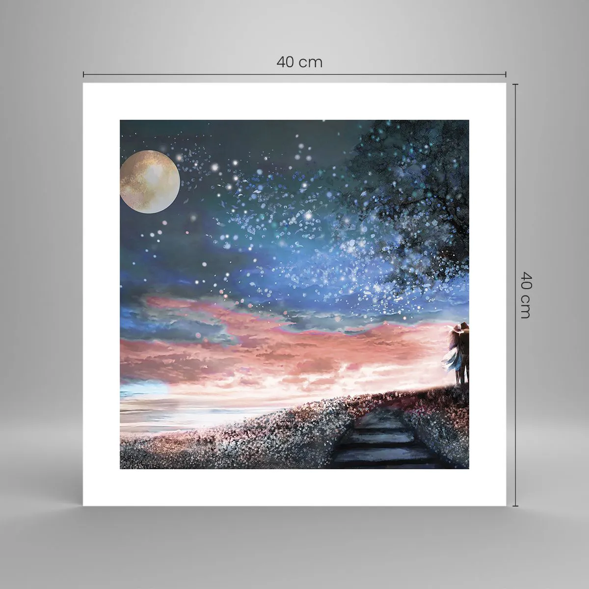 Plakát - Hvězdicovité představení - 40x40 cm