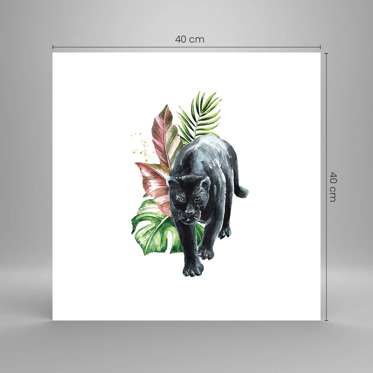 Plakát - Zběsilost v srdci - 40x40 cm