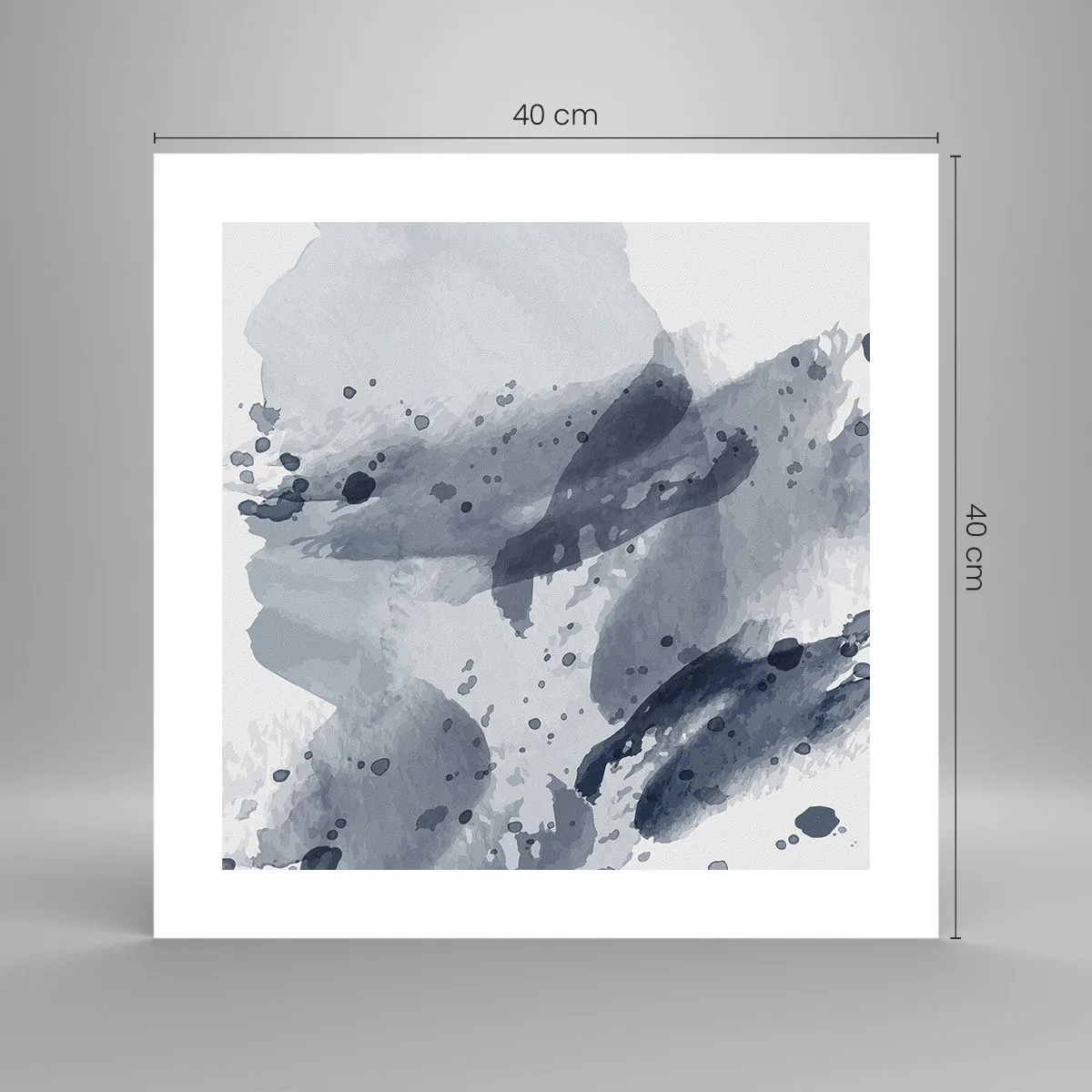 Poszter - A víz természetének tanulmánya  - 40x40 cm