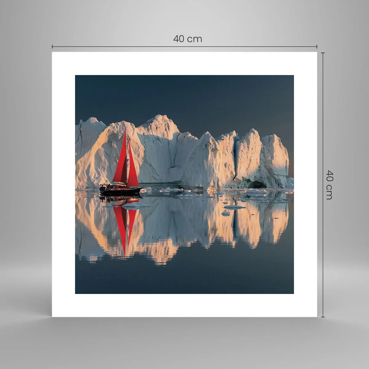 Plagát - Na okraji sveta - 40x40 cm