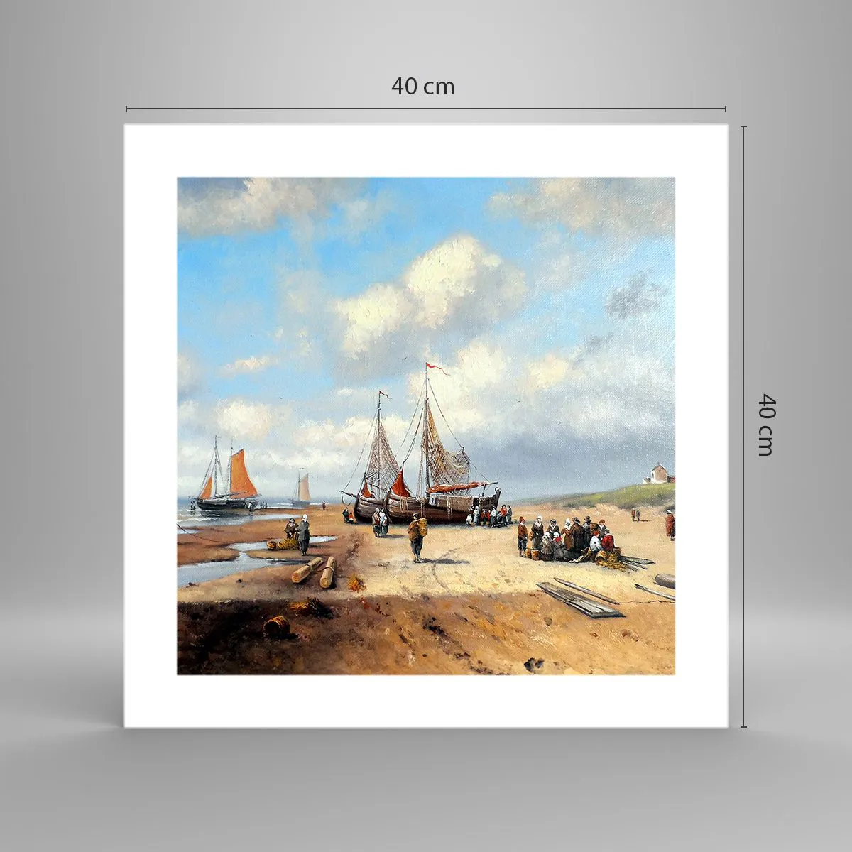 Affiche - Poster - Après une capture réussie - 40x40 cm