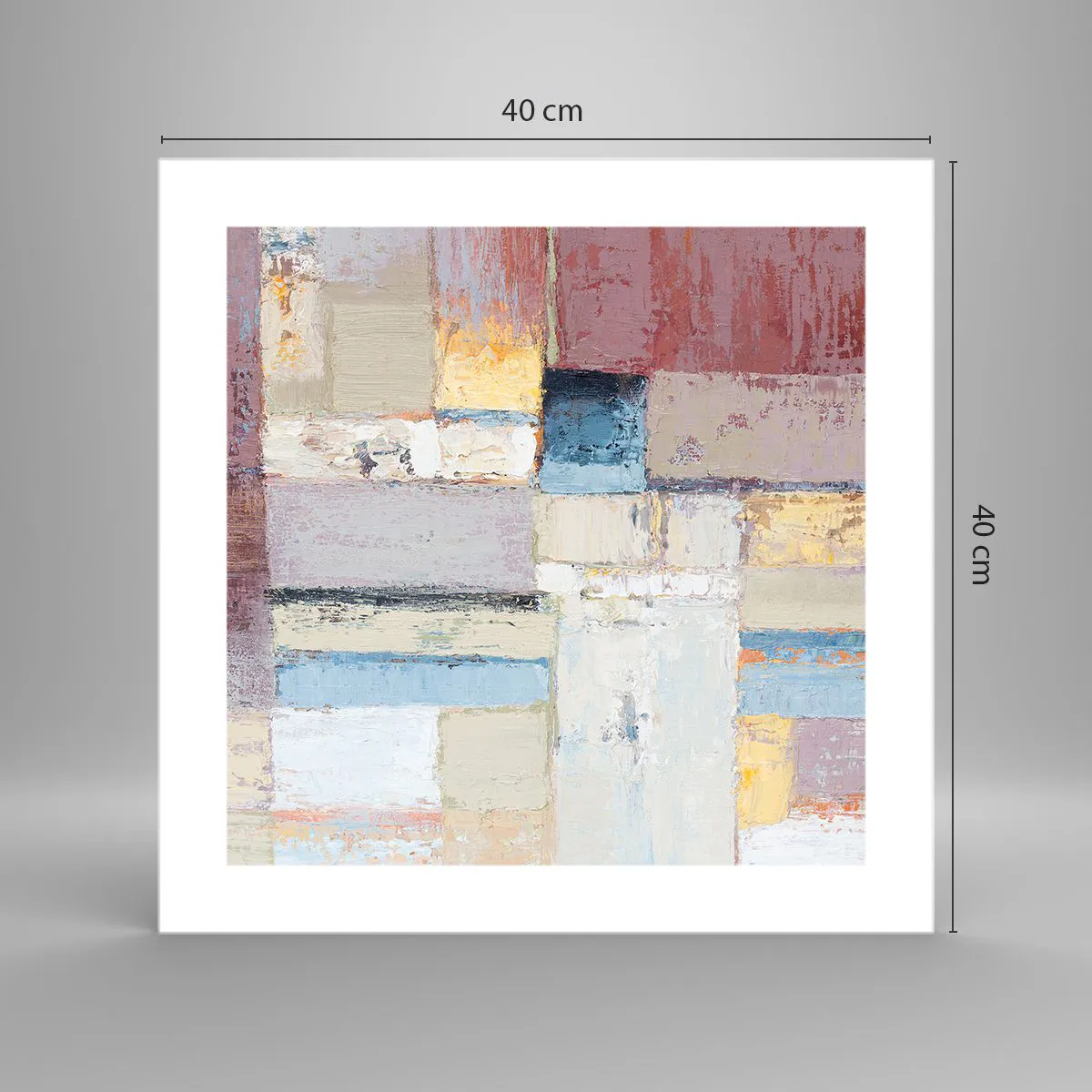 Poster - Liniștea geometriei - 40x40 cm