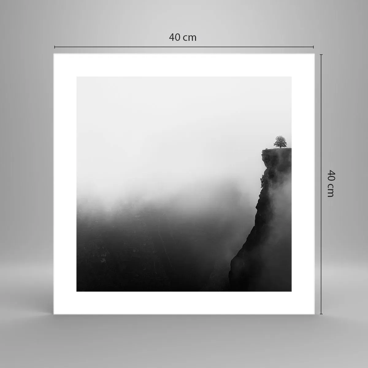 Plagát - Na okraji sveta - 40x40 cm