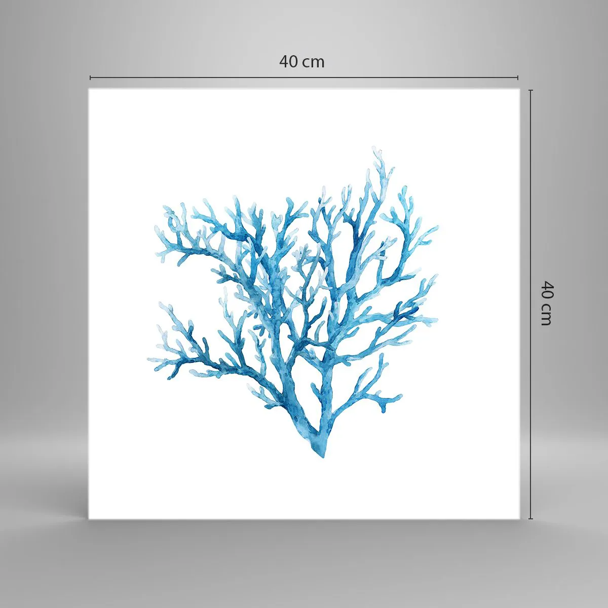 Affiche - Poster - Filigrane nautique - 40x40 cm