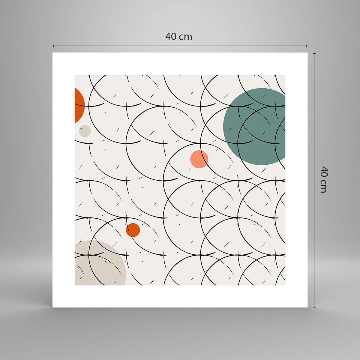 Póster - Con espíritu pop-art - 40x40 cm