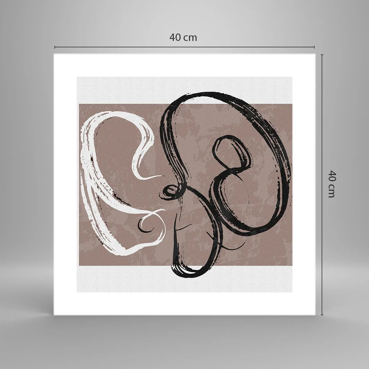 Affiche - Poster - Composition – la recherche de la plénitude - 40x40 cm