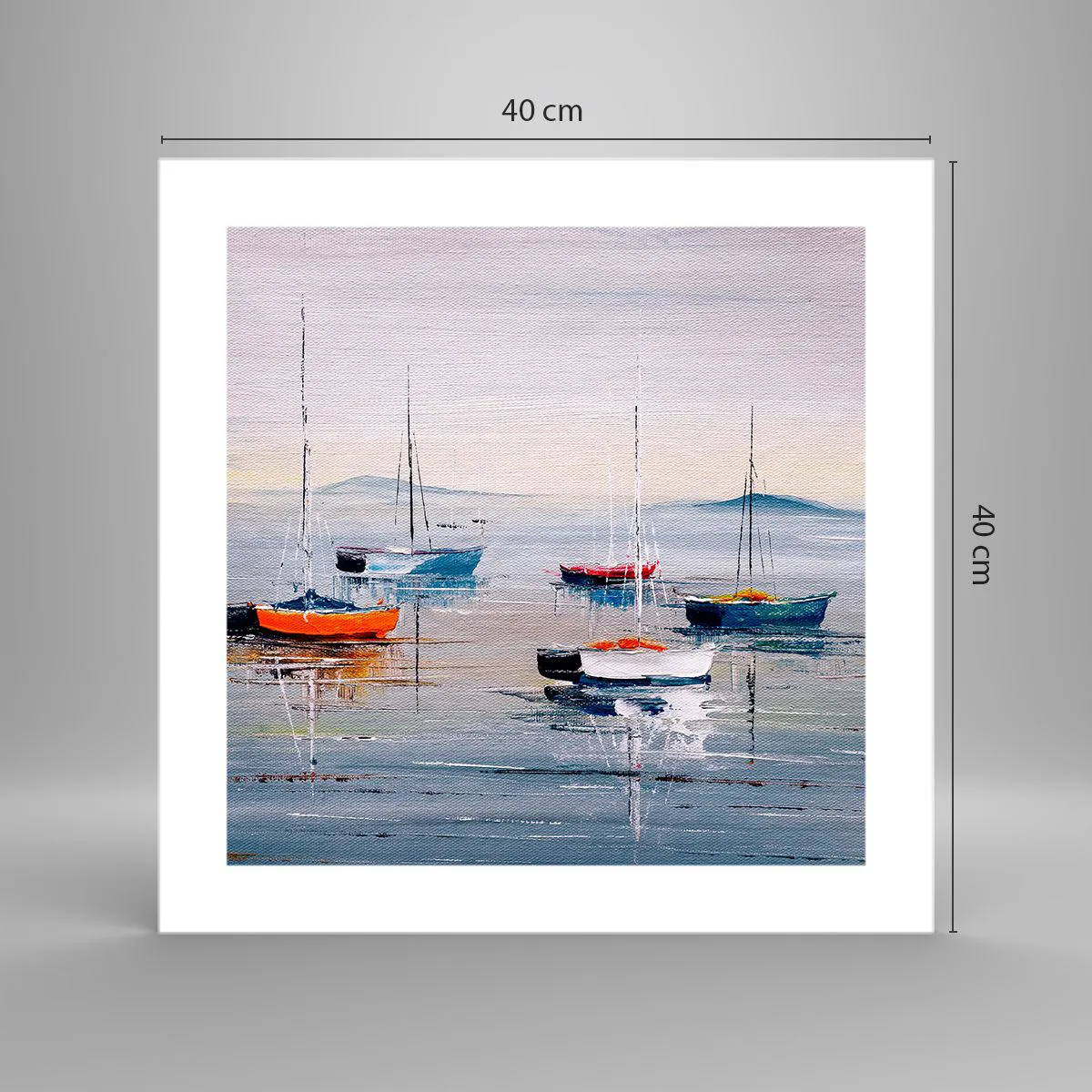 Poszter - Jól megérdemelt pihenés - 40x40 cm