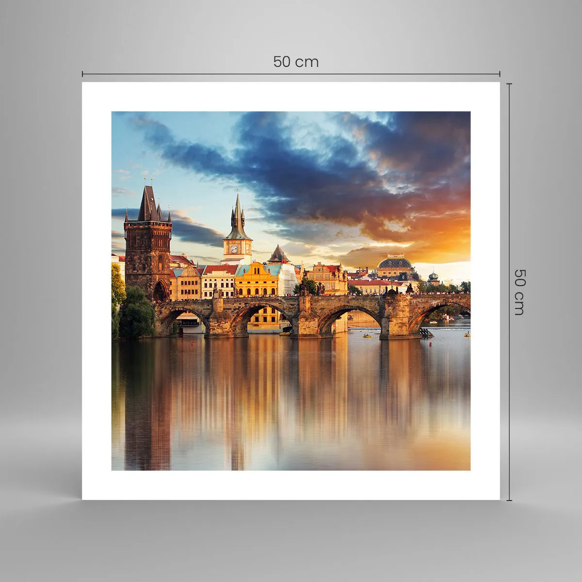 Plakat - Smukt for evigt - 50x50 cm