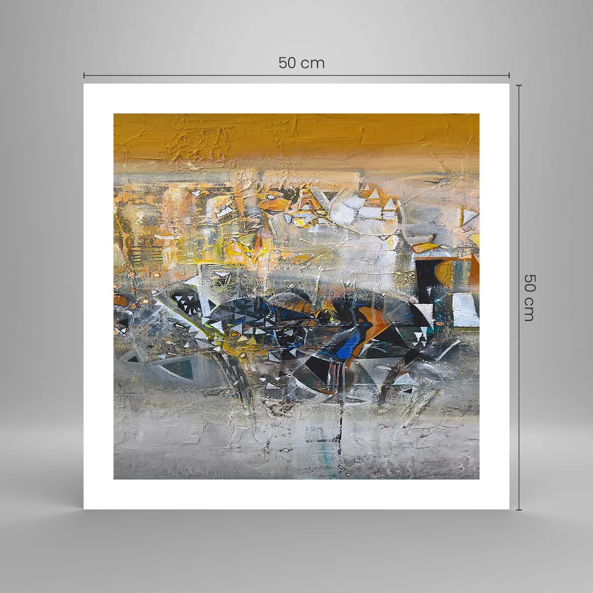 Poster - Alles komt goed - 50x50 cm