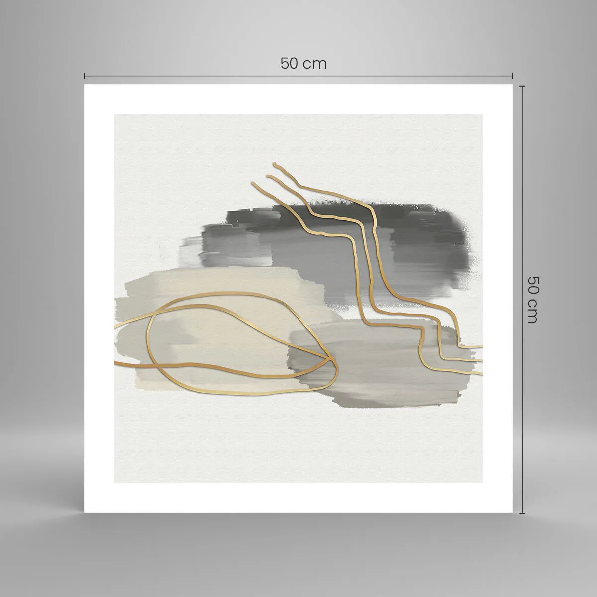 Poster - Duur en beweging - 50x50 cm