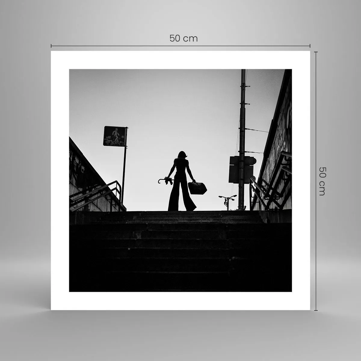 Affisch - Stadsvandring - 50x50 cm