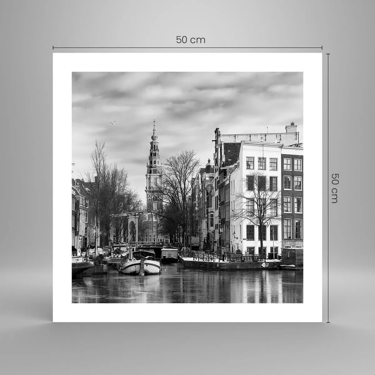 Poszter - Amszterdami hangulat - 50x50 cm