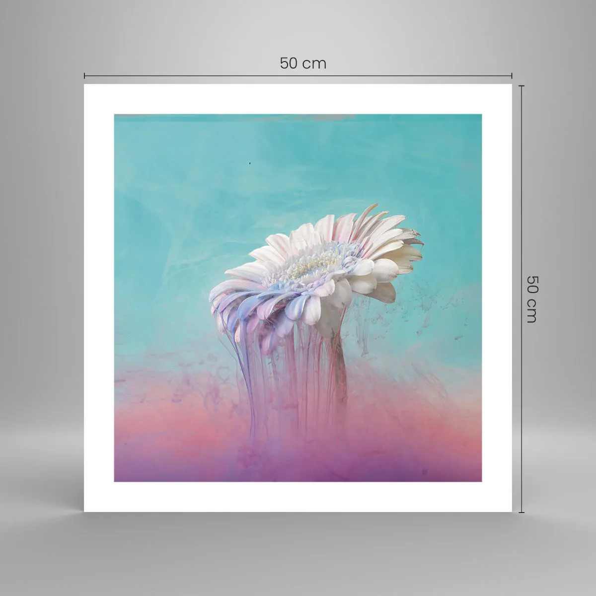 Affiche - Poster - Le monde souterrain des fleurs - 50x50 cm