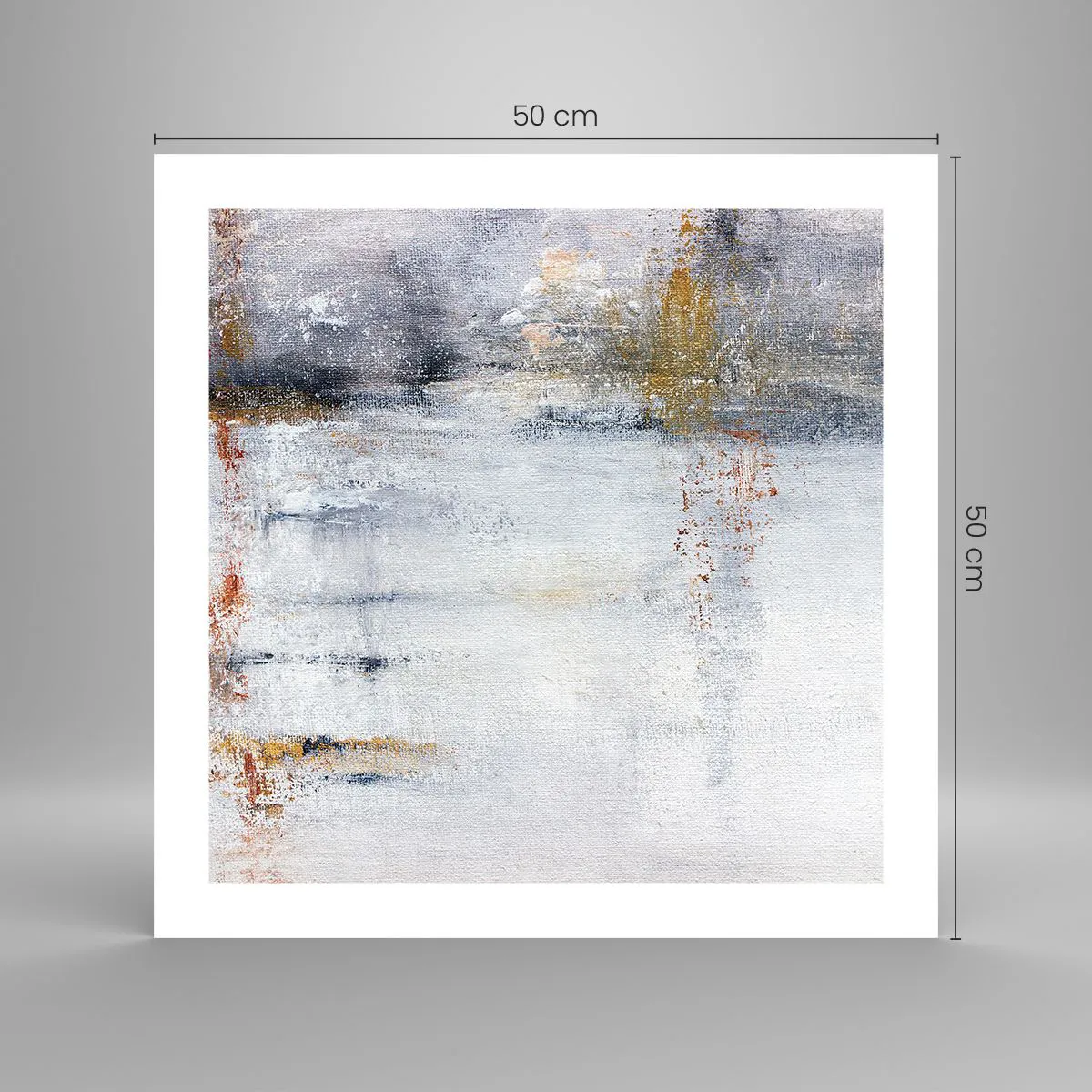 Plakat - Za powietrza zasłoną - 50x50 cm