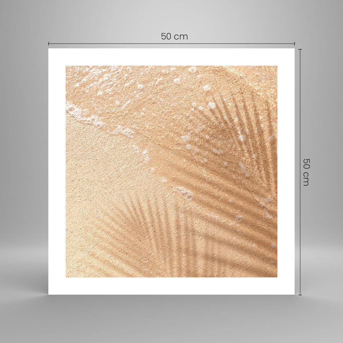 Poster - Umbra unei veri fierbinți - 50x50 cm