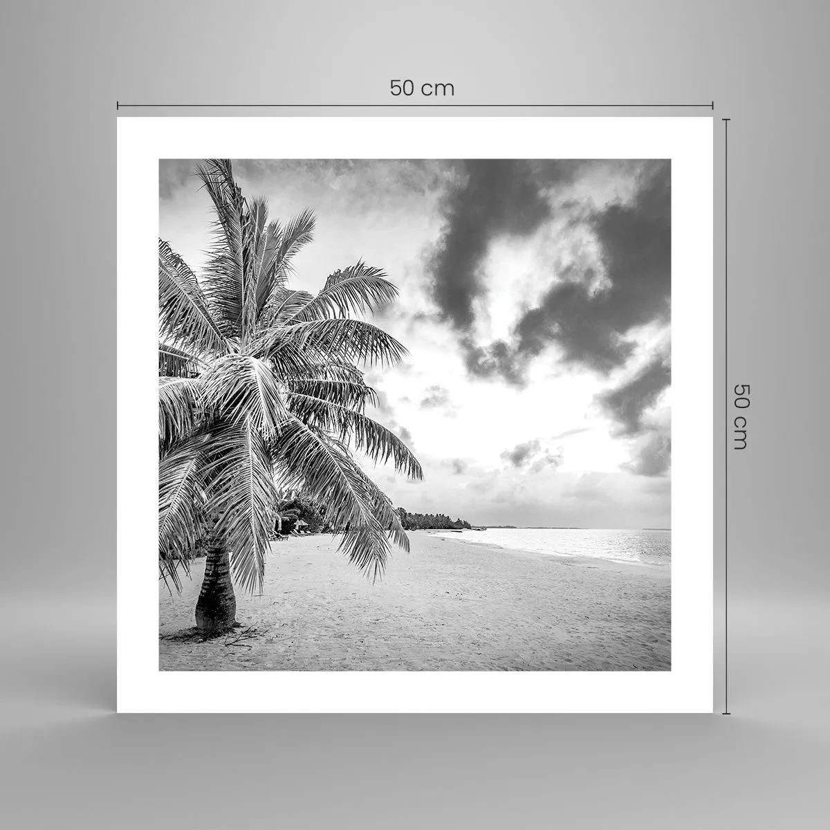 Affisch - När du längtar efter ensamheten... - 50x50 cm