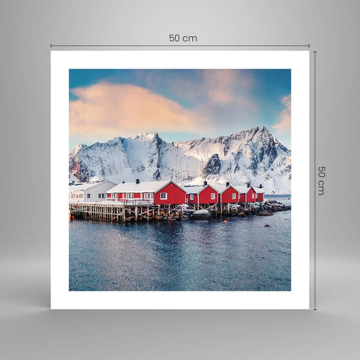 Poster - Atmosfera del nord - 50x50 cm