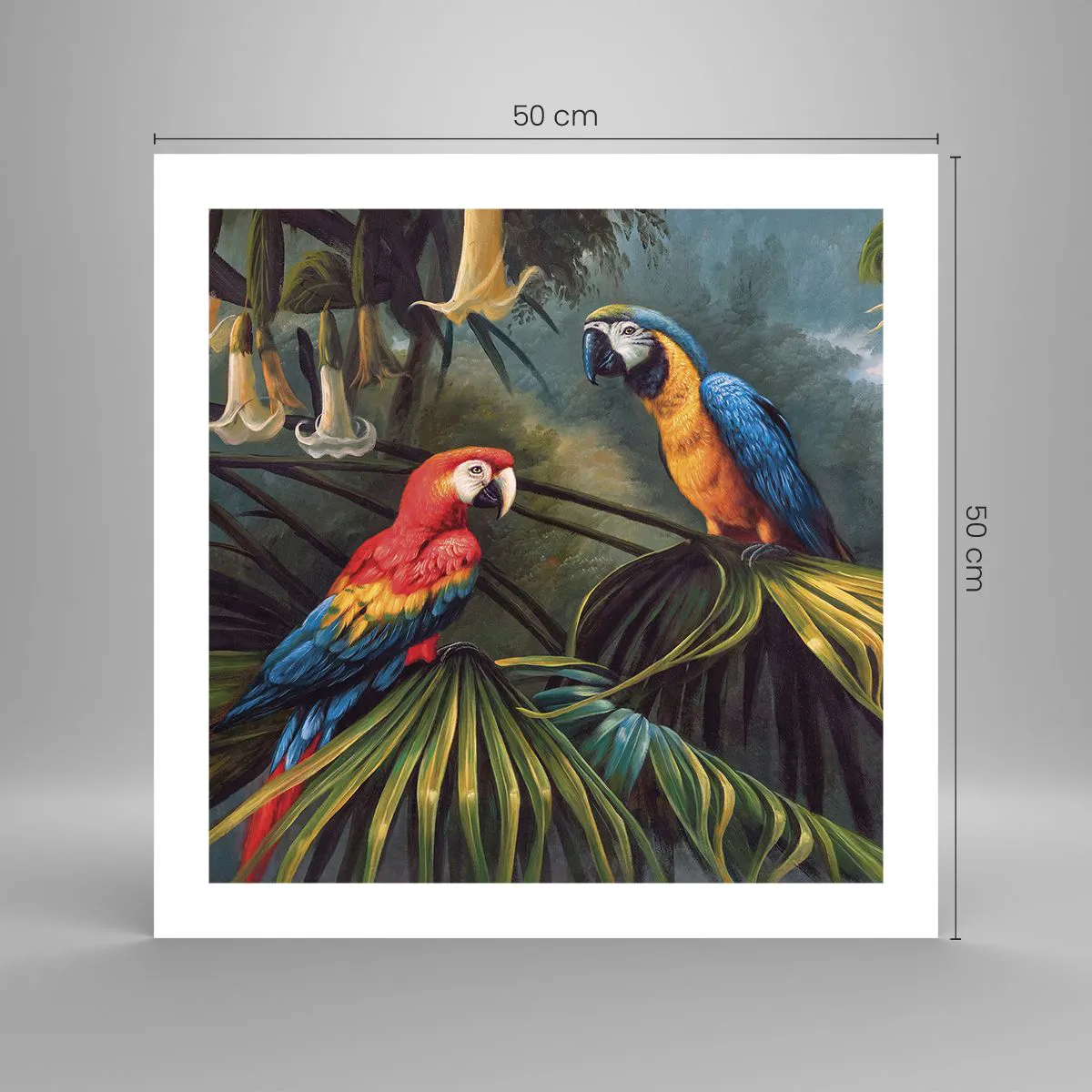 Poszter - Romantika a trópusokon - 50x50 cm