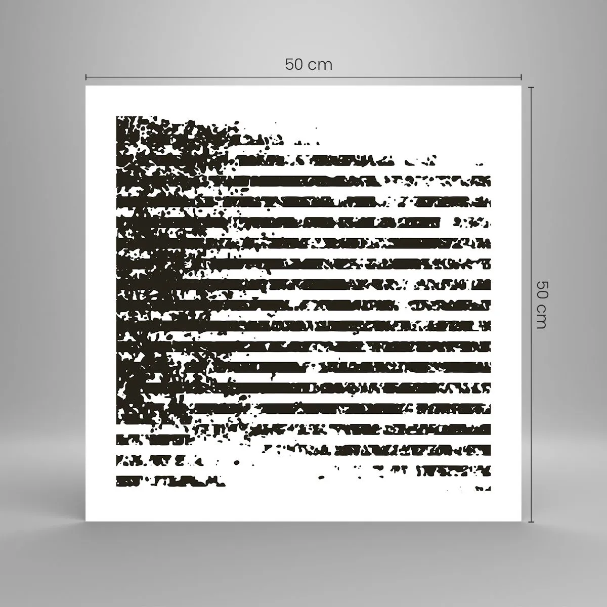 Plakat - Rytm i szum - 50x50 cm