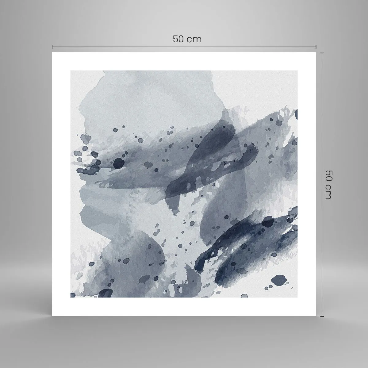 Affiche - Poster - Étude de la nature de l'eau - 50x50 cm