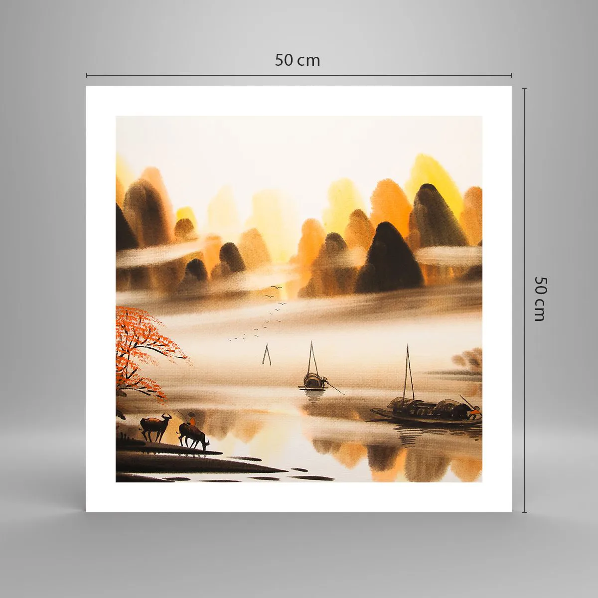 Poster - Further than Far East - 50x50 cm