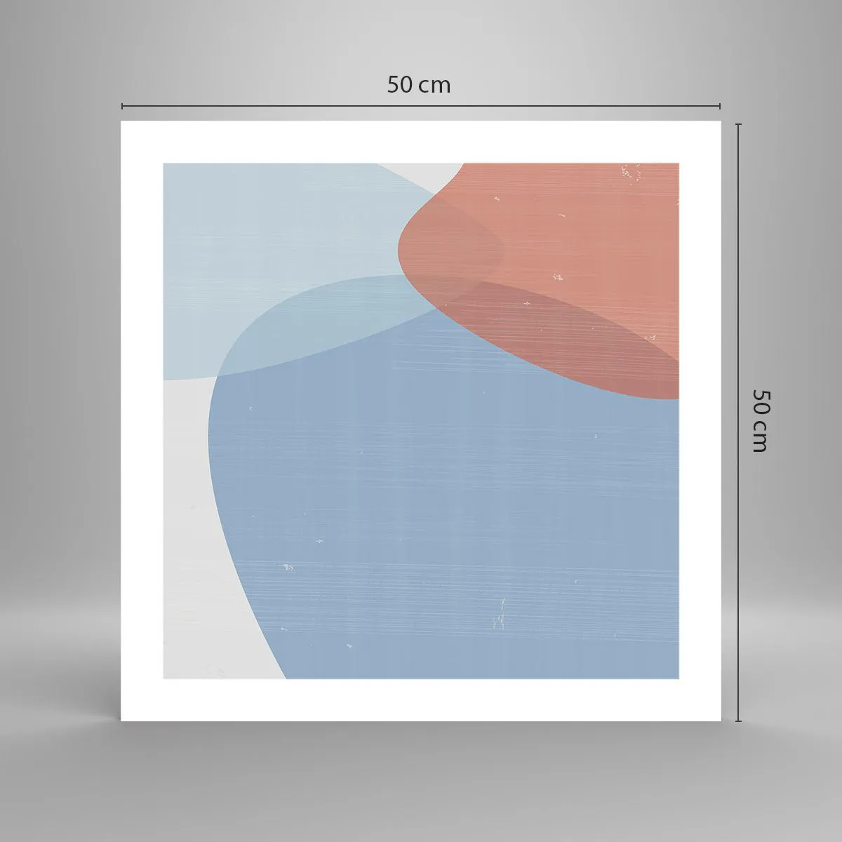 Poszter - Pasztell kapcsolatok - 50x50 cm