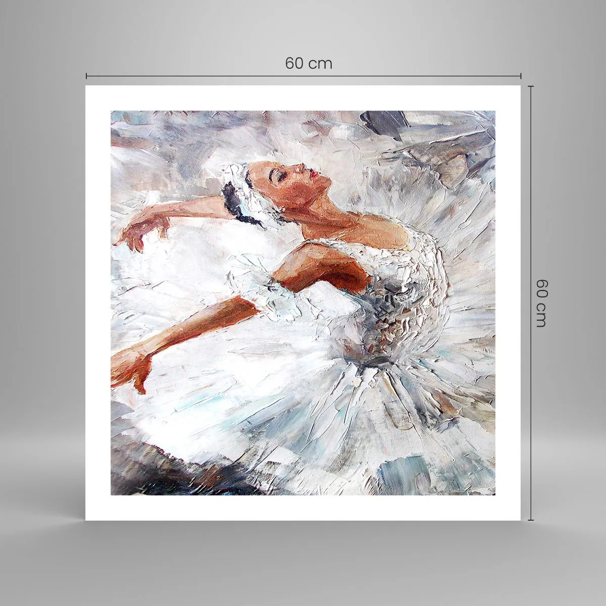 Poszter - Finom és könnyű, mint a tüll - 60x60 cm