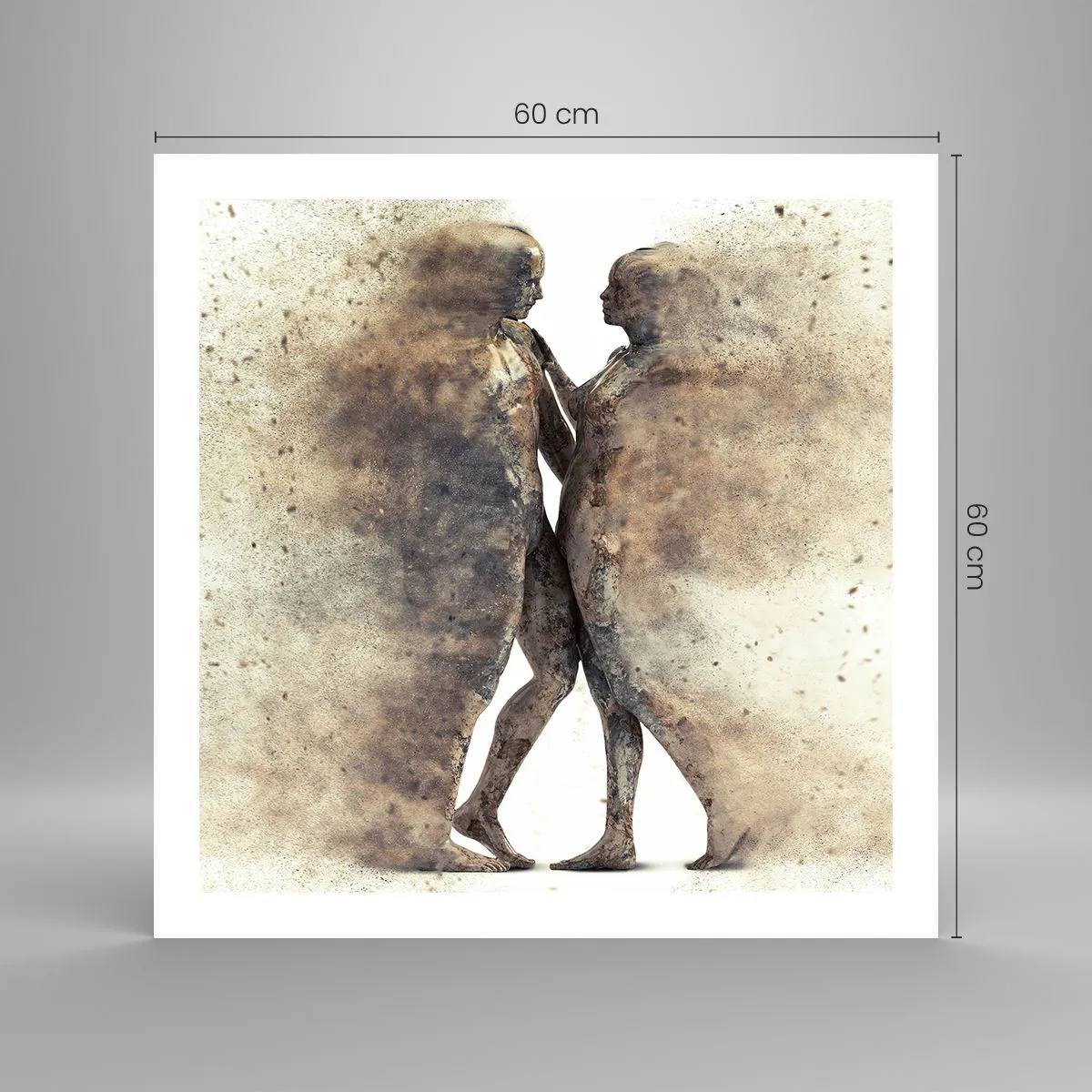 Poster - Sie erhoben sich aus dem Staub, um zu lieben - 60x60 cm