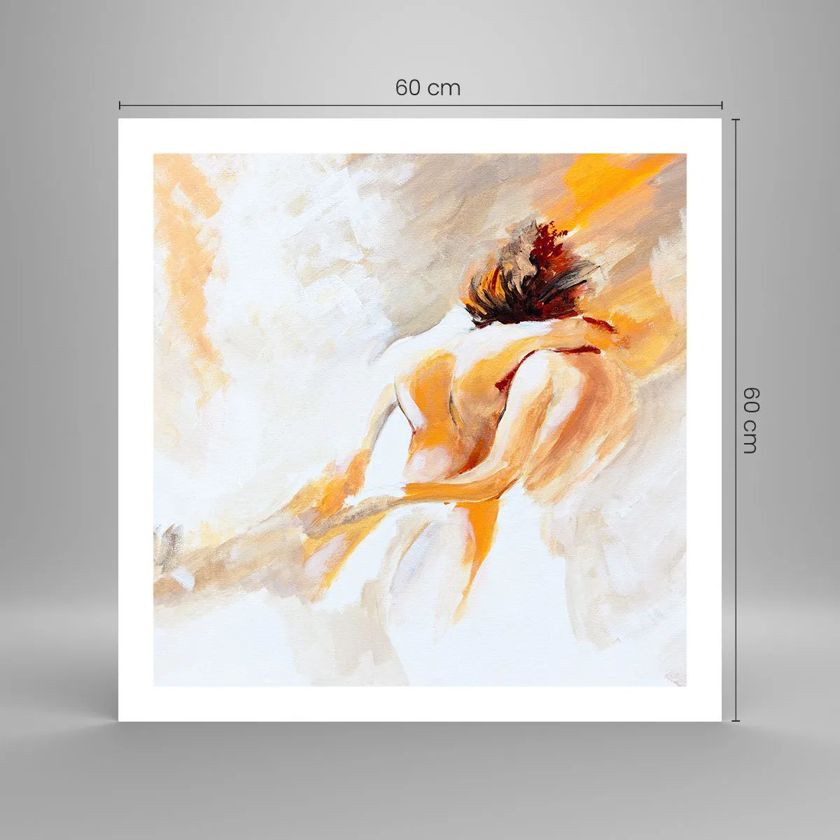 Poster - Heavenly Embrace - 60x60 cm