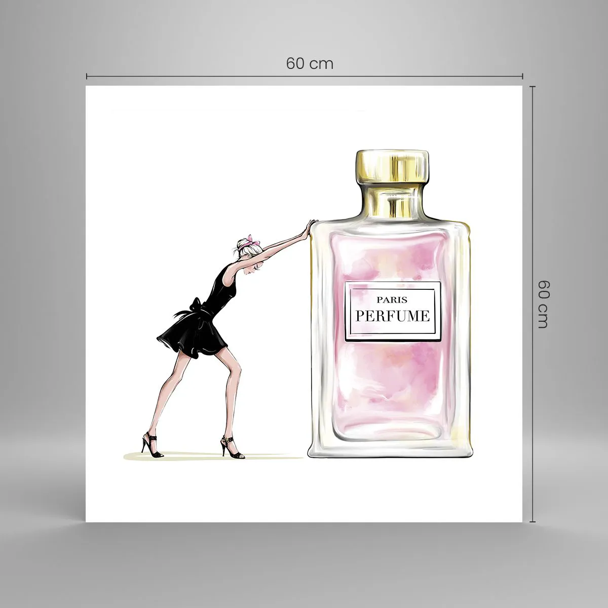 Plakat - Esencja kobiecości - 60x60 cm