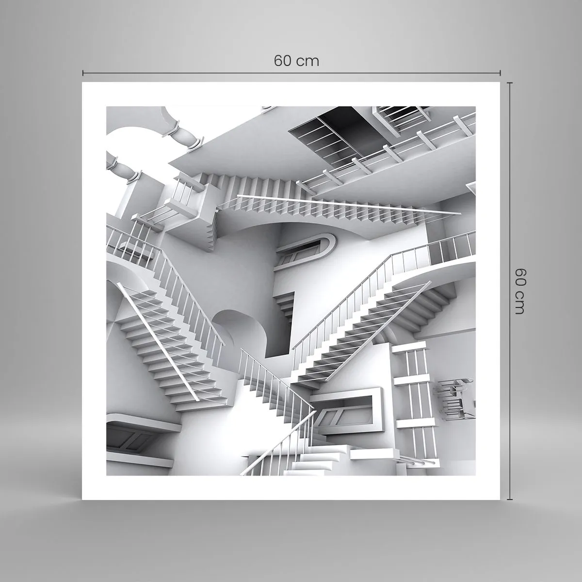 Poszter - A tér paradoxonjai - 60x60 cm