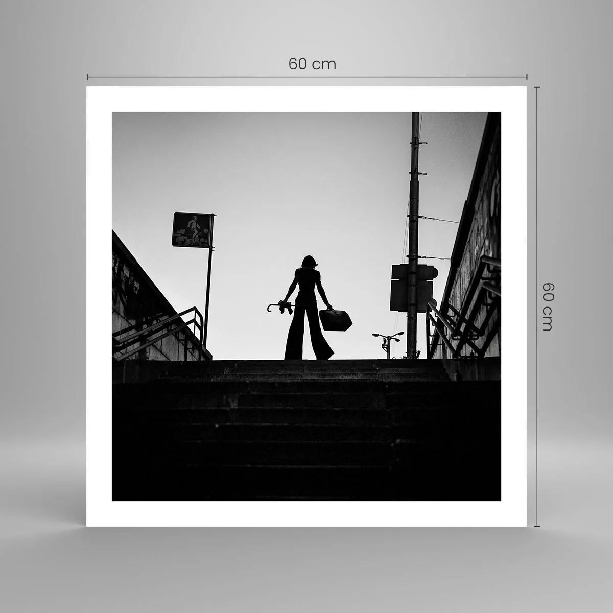 Poszter - Városi vándorlás - 60x60 cm