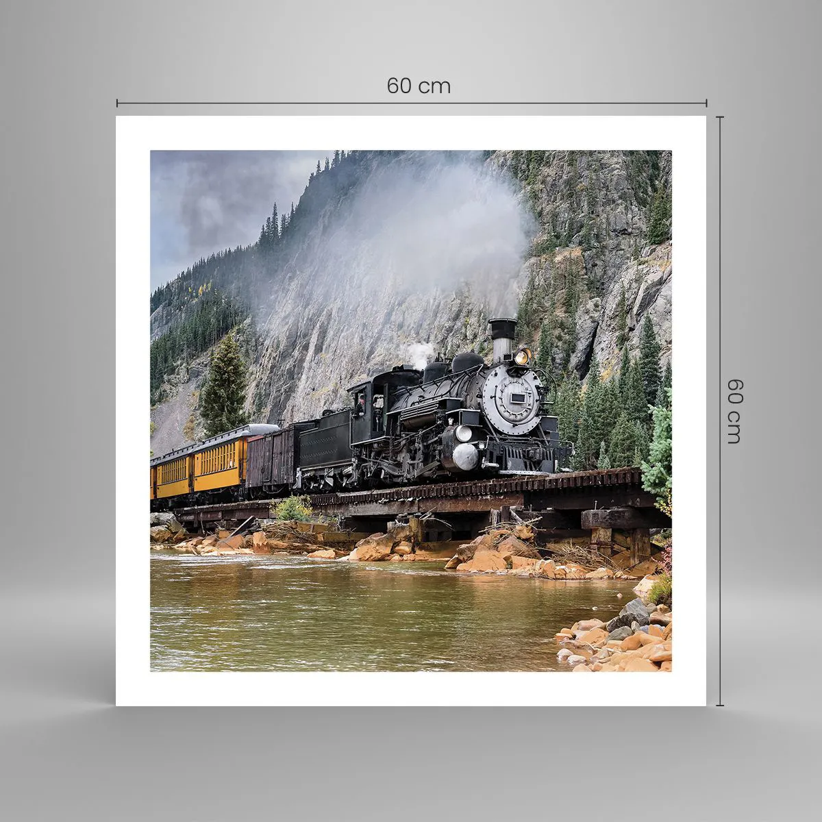 Poszter - Hova? Hova? - 60x60 cm