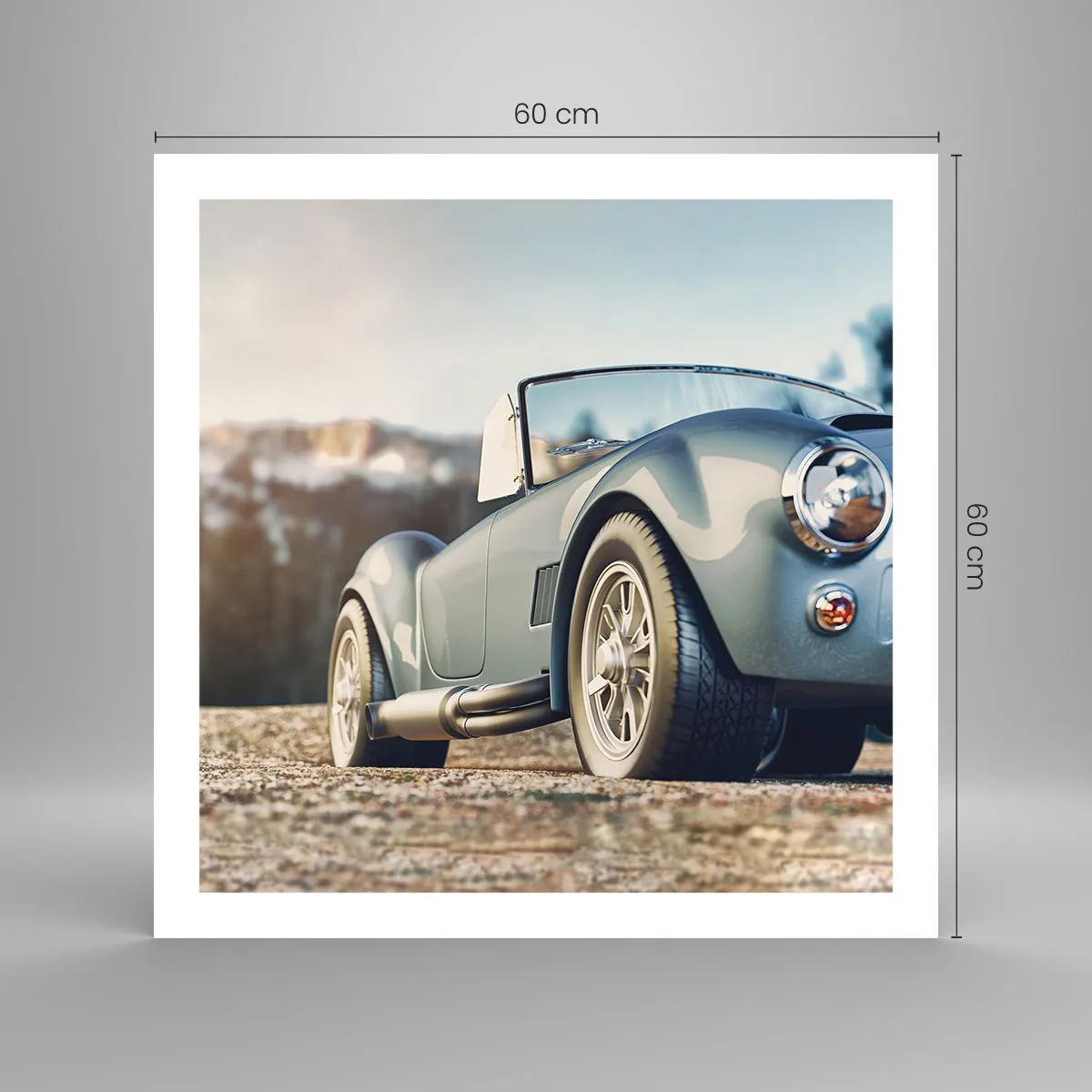 Poster - Denn Stil zählt - 60x60 cm