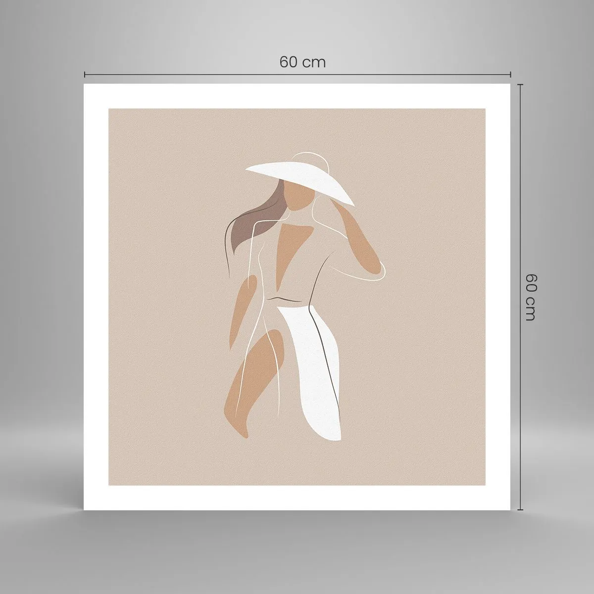 Plakat - Moda to zabawa - 60x60 cm