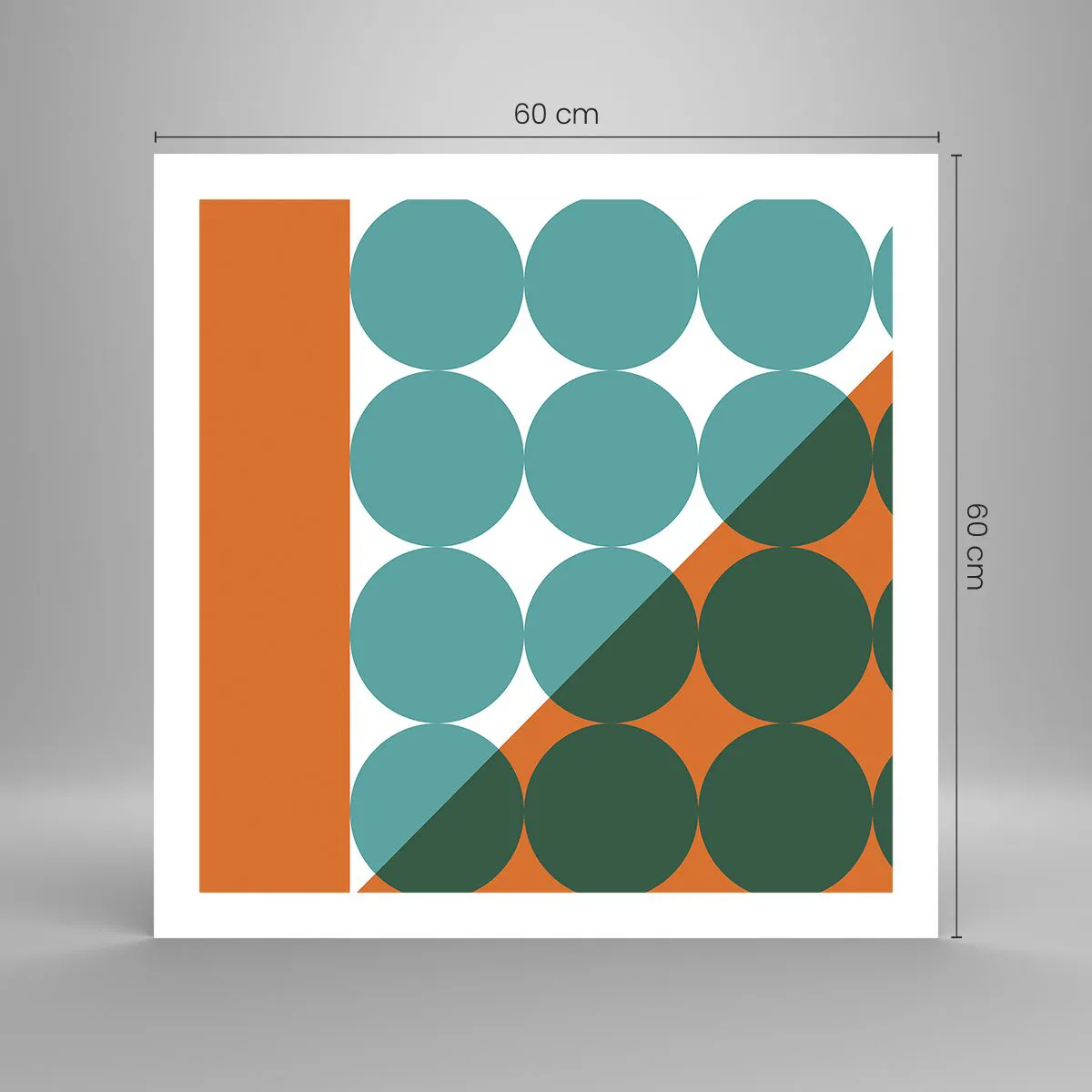 Poszter - Felfelé és átlósan - 60x60 cm