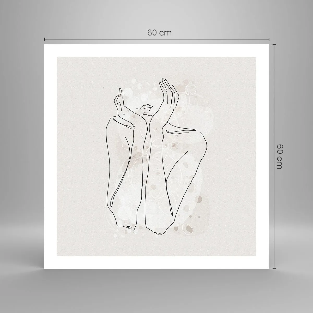 Plakát - Zasněný okamžik - 60x60 cm