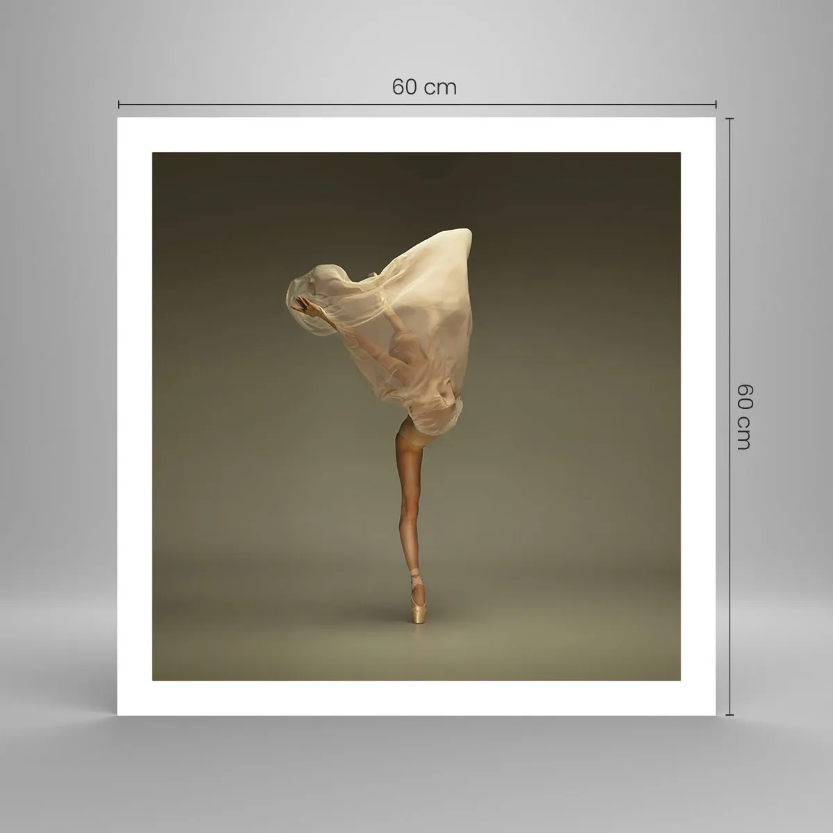 Affiche - Poster - Il va bientôt s'envoler - 60x60 cm