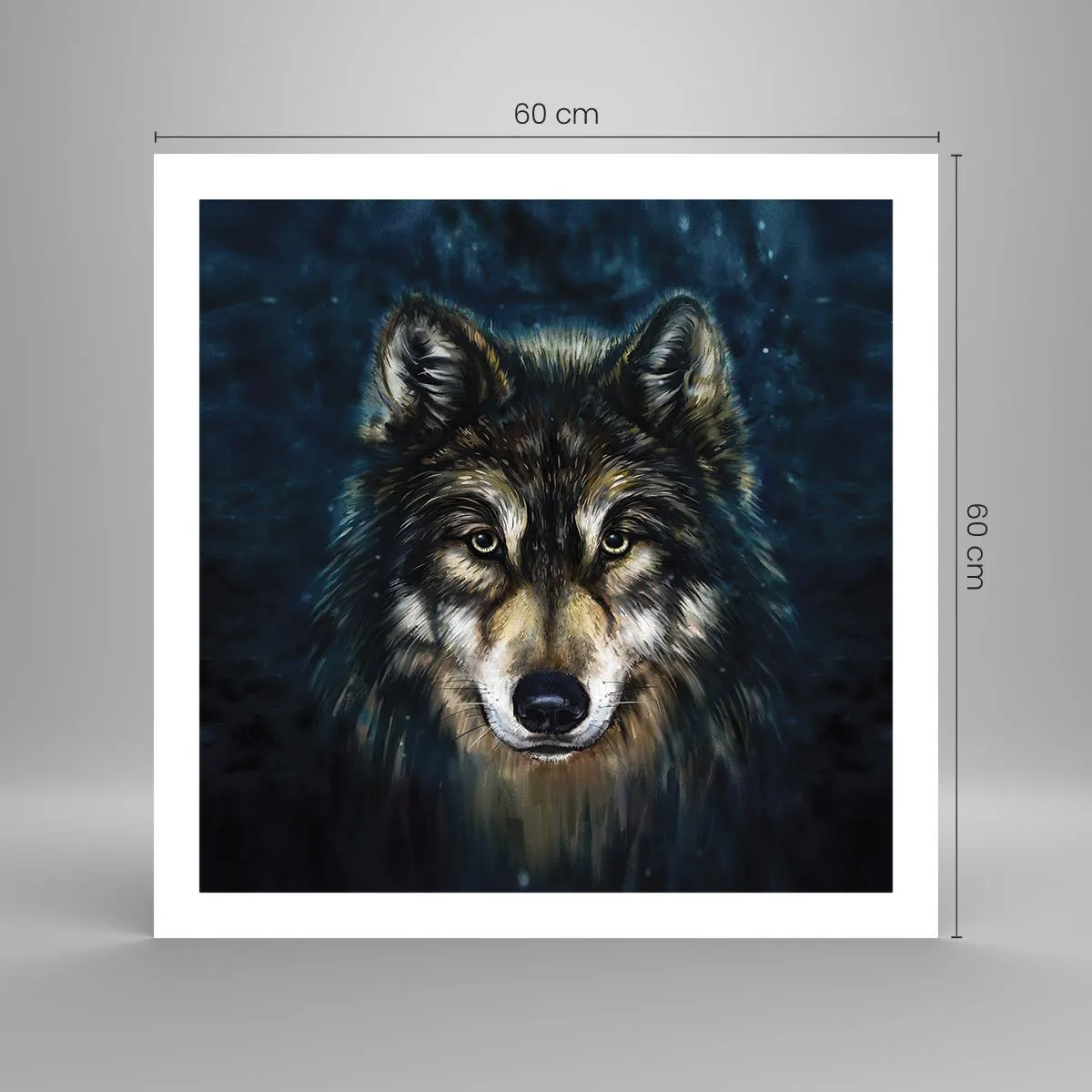 Poster - Alfa? en omega - 60x60 cm