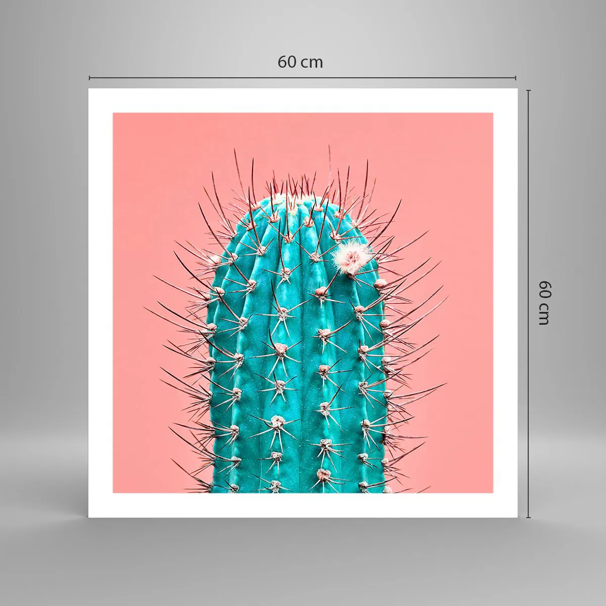 Affiche - Poster - Juste regarde - 60x60 cm