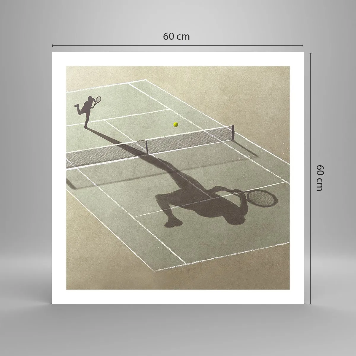 Plakat - Pokonać siebie - 60x60 cm