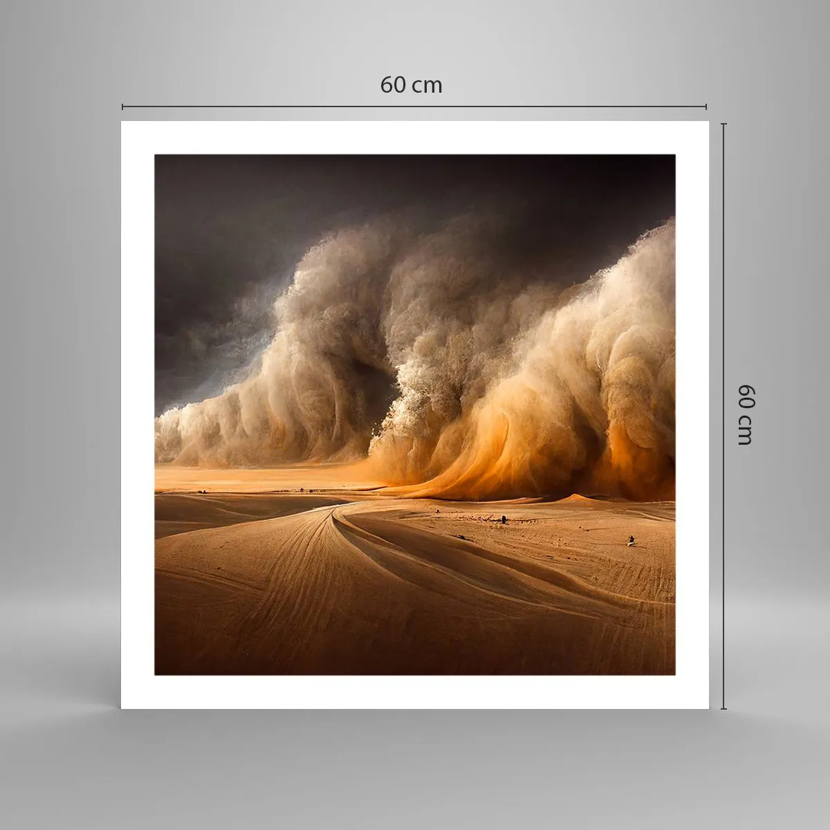Poster - Rage of the Desert - 60x60 cm