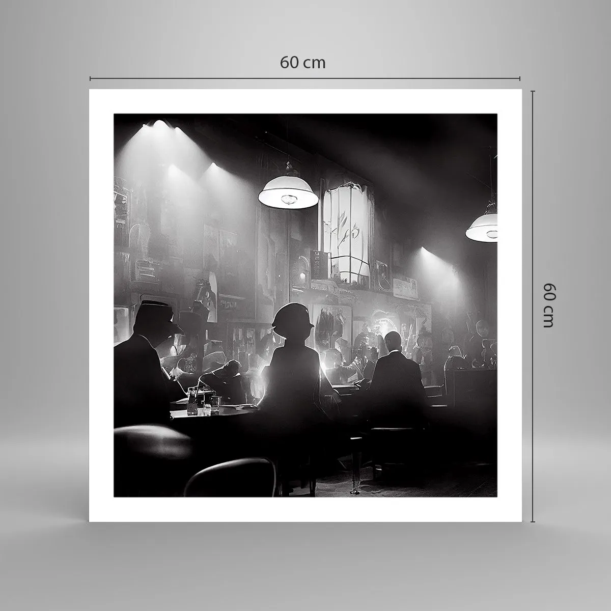 Poster - În stil jazz - 60x60 cm