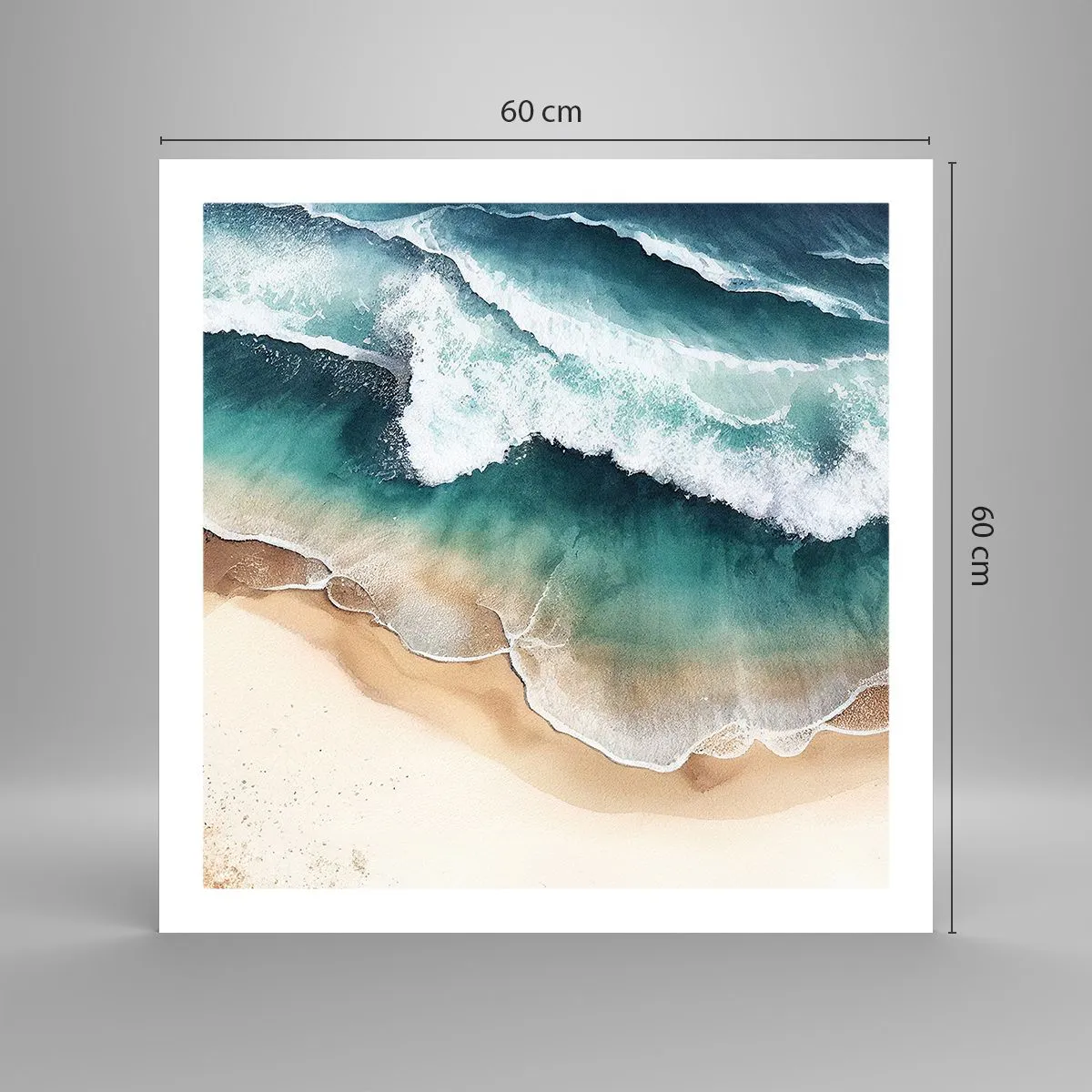 Affisch - Ett evigt möte - 60x60 cm