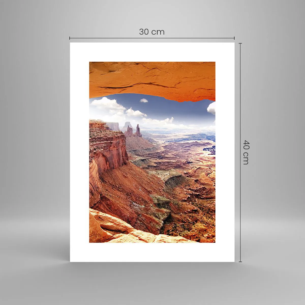 Affisch - Skapat av naturen - 30x40 cm