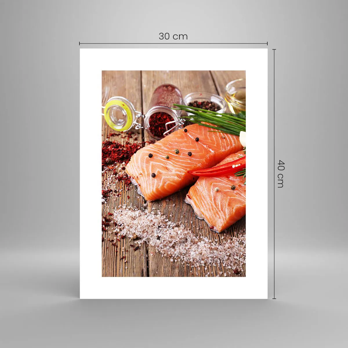 Poster - Norwegisches Abenteuer in der Küche - 30x40 cm