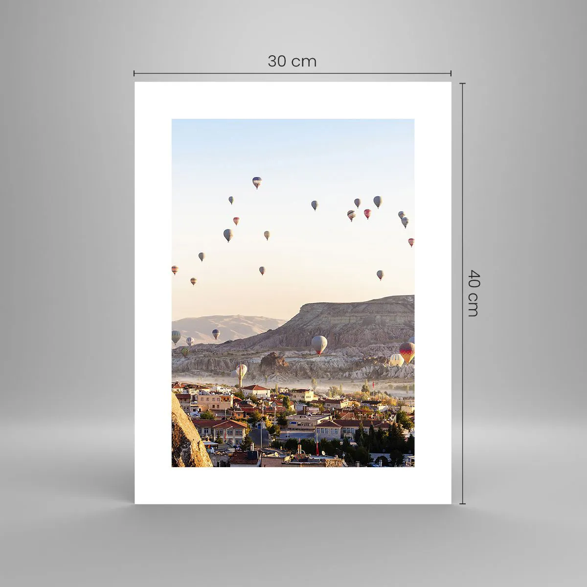 Affiche - Poster - Comme des navires dans le ciel - 30x40 cm