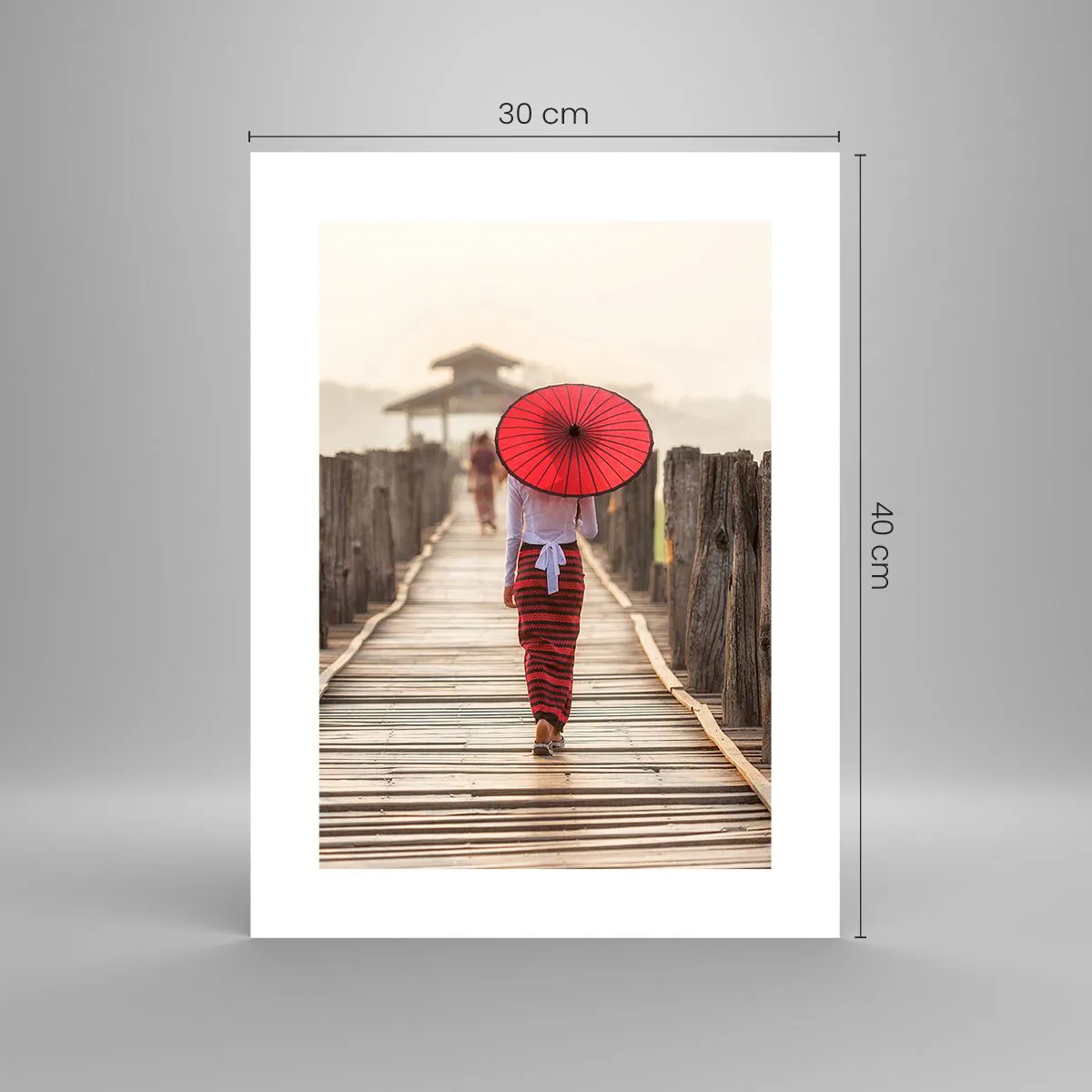 Plakat - Na starym moście - 30x40 cm