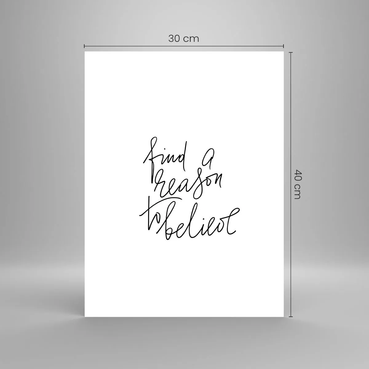 Poster - It Is Possible - 30x40 cm